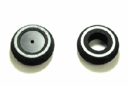 カラーライトスポンジタイヤ 黒 30 (LS-30B)
